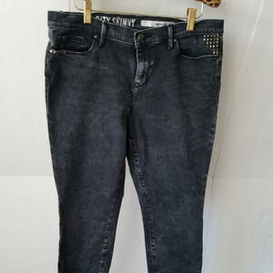 Women's Black Denim Pants